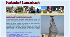 Desktop Screenshot of ferienhof-lauterbach.de